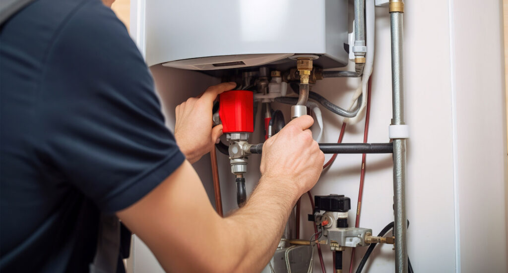 Adjust electric water heater