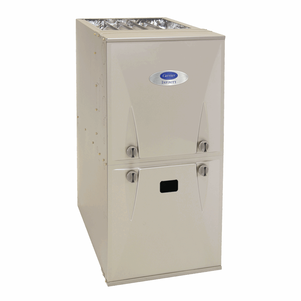 Best Energy-Efficient Furnaces: Carrier Infinity® 98 Gas Furnace with Greenspeed® Intelligence