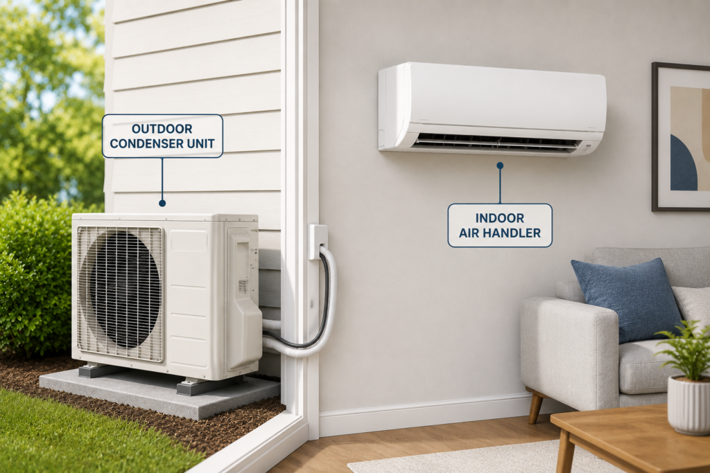 How Does a Ductless Mini Split System Work