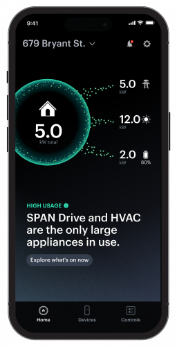 span smart panel control mobile app
